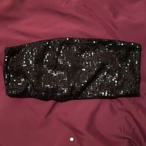 Express Sequin Bandeau Bra